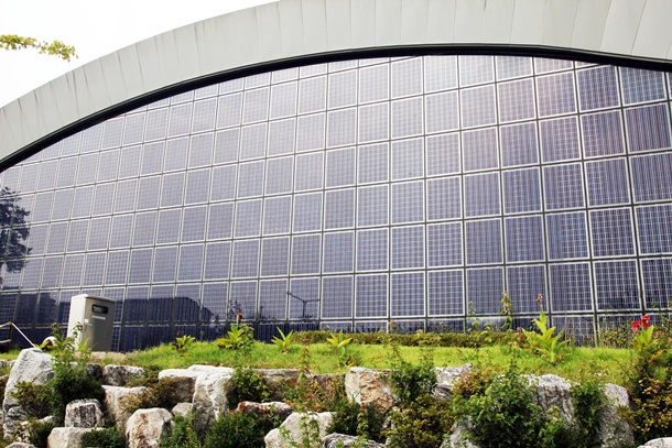 고양체육관 BIPV 적용 사례