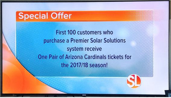 사진9. 현재 미국시장에서 성업 중인 태양광바렂ㄴ 시스템 특판매 TV 광고의 한 화면 [사진=안형근 교수 제공]
