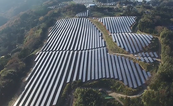 일본 하마다 태양광발전소 전경 [사진=도화엔지니어링]