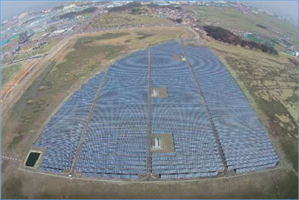 한화에너지가 새만금 햇빛누리 지역에 대규모 태양광발전과 연계한 ESS를 구축한다 [사진=한화에너지]