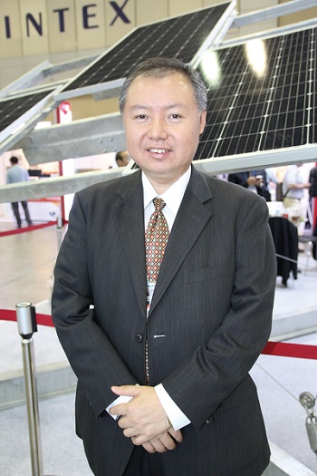 빅썬 루오지아칭 회장은 “고정형에 비해 iPV 트래커의 생산량과 효율이 훨씬 좋다"고 밝혔다. [사진=솔라투데이 탄소제로]