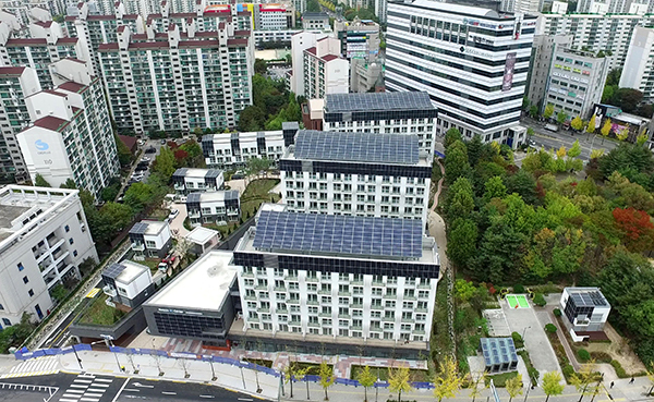 노원 에너지제로 주택 전경 [사진=노원구청]