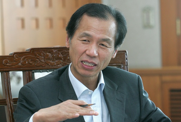 최문순 도지사는 온실가스 감축을 위해 기후변화의 체계적 대응체계 구축과 인프라 확보가 도정의 중심이라는 의견을 밝혔다. [사진=강원도]