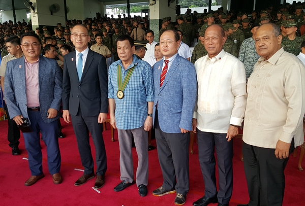 비제이파워는 필리핀 두테르테 대통령과의 면담에서 태양광 사업이 필리핀 정부 프로젝트로 진행하는 것을 확인했다. [사진=비제이파워]