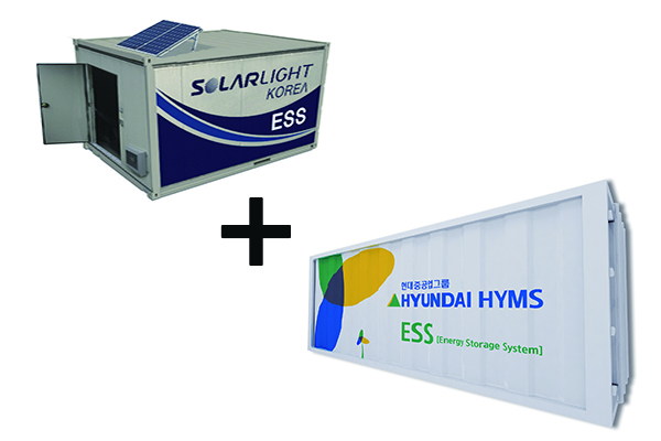 솔라라이트와 현대힘스가 태양광 연계 ESS 발전 사업 협력을 위한 업무협약을 체결했다. [사진=솔라투데이 탄소제로]