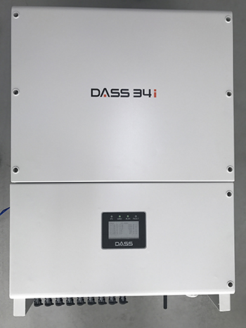 3 레벨 테크놀로지 기술을 적용해 원-스테이지 인버터 방식으로 개발된 100kW태양광 인버터 제품 [사진=다쓰테크]