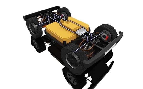 모헤닉Ms는 4X4 정통 사륜구동 독립제어 플랫폼으로 세계 최고 Elaphe 인휠모터의 강력한 퍼포먼스를 선보인다. [이미지=모헤닉모터스]