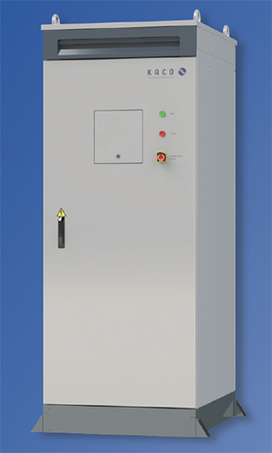 카코뉴에너지의 XP100-OD-E 센트럴 인버터 제품 [사진=카코뉴에너지]