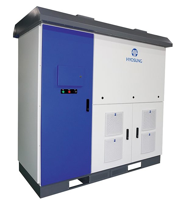 효성의 태양광 인버터 HS-P499GLO 제품 [사진=효성]