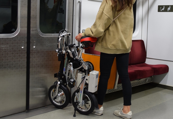 티앤에스모터스 모야는 휴대성이 뛰어나다. [사진=티앤에스모터스]