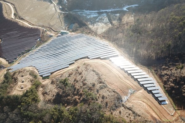 선그로우가 충남 공주시에 개발한 1.5MW 태양광 발전소 [사진=선그로우]