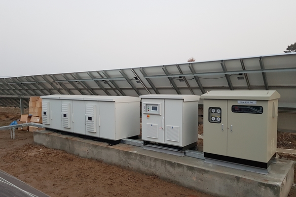 이맥스파워가 논산에 설치한 All-In-One ESS [사진=이맥스파워]