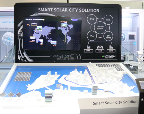 현대중공업그린에너지가 야심차게 진행하고 있는 ‘스마트솔라시티’ 솔루션 이미지[사진=인더스트리뉴스]