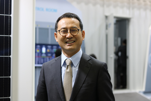 강철호 대표는 현대중공업그린에너지의 사업방향을 ‘PV 토털 솔루션 프로바이더’로 설정해 강력한 드라이브를 걸고 있다. [사진=인더스트리뉴스]