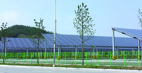 하피스는 영암그랑프리에 태양광발전소를 구축했다. [사진=하피스]