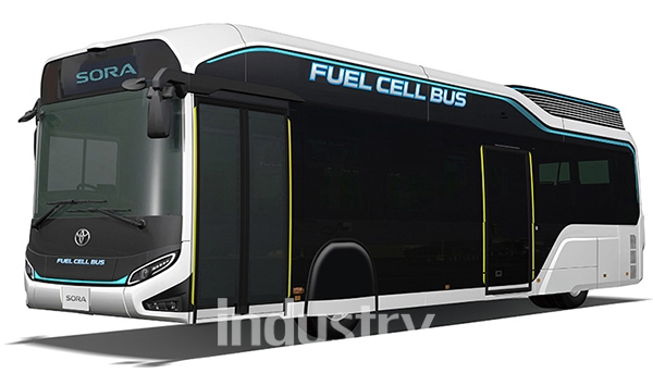 일본 도요타에서 생산된 수소전기버스 '소라' [이미지=도요타 재팬 홈페이지]