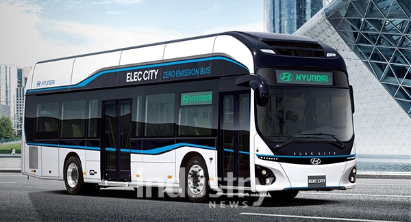 현대자동차의 수소전기버스 일렉시티 모습 [사진=현대자동차]