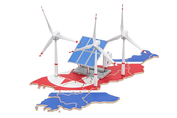 북한은 2014년 ‘자연에네르기 중장기 개발계획’을 수립해 2044년까지 재생에너지 발전설비 용량을 500만kW로 확대할 계획을 추진하고 있다. [사진=dreamstime]