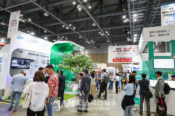전시장 내부 [사진=인더스트리뉴스]