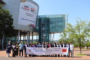 [포토] ‘2024 세계 태양에너지 엑스포’ 방문한 모로코 IRESEN 사미르 라치디 원장